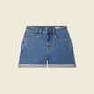 Short mom éco-responsable denim stone femme