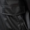 Blouson oversize manches longues noir femme
