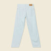 Jeans relax 5 poches denim bleach homme
