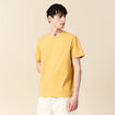 T-shirt manches courtes jaune moutarde homme