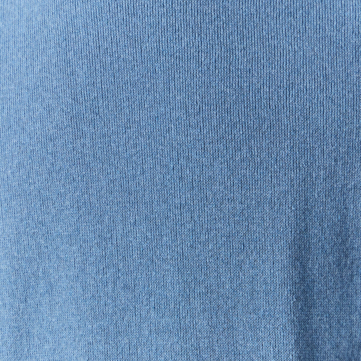 Pull fin col rond manches longues bleu fonc&eacute; homme