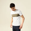 T-shirt manches courtes vert kaki homme