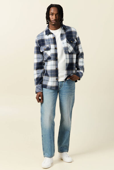 Pull éco-responsable ecru homme