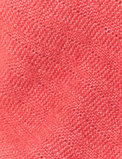 Gilet manches 3/4 rose framboise femme