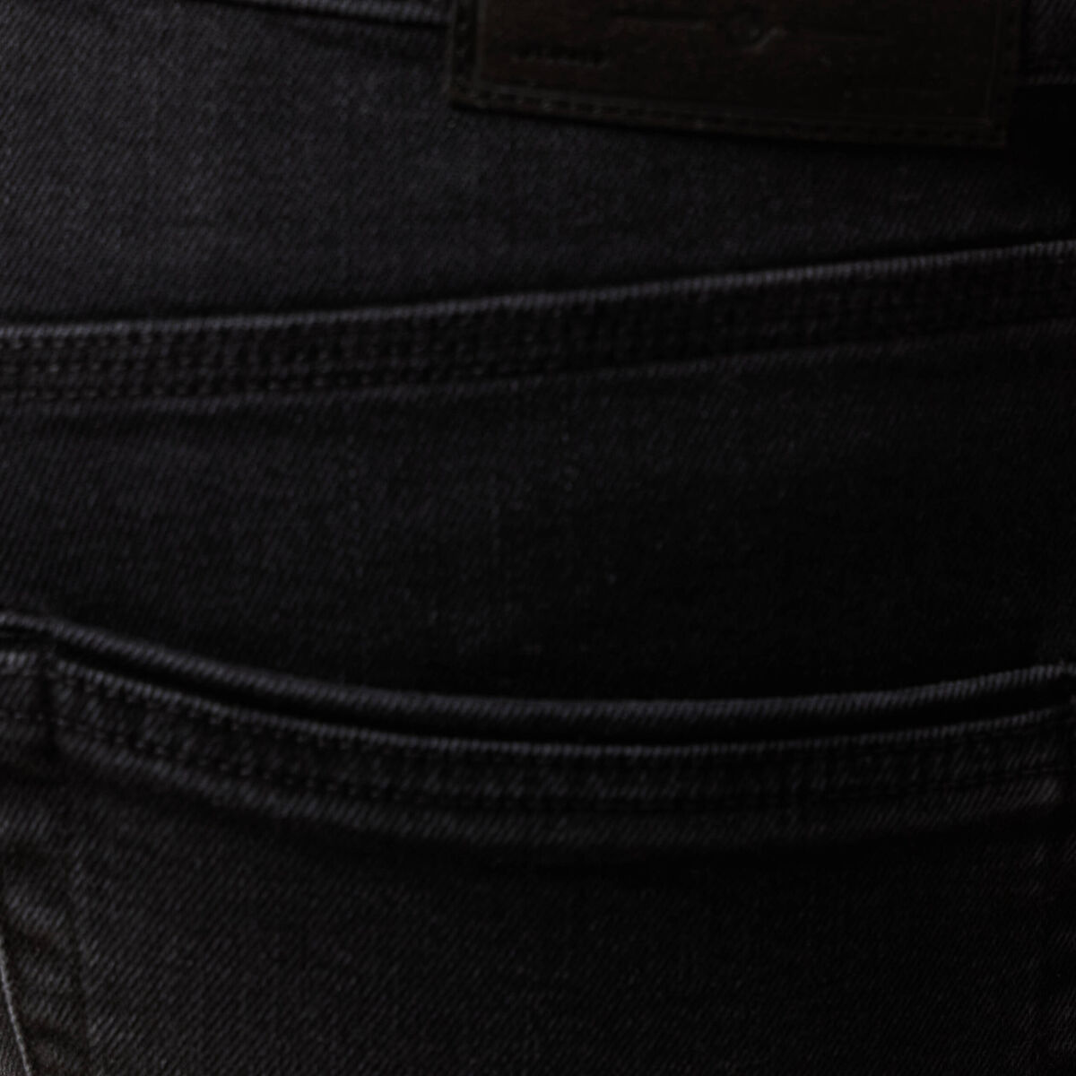 Jeans straight 5 poches denim noir homme