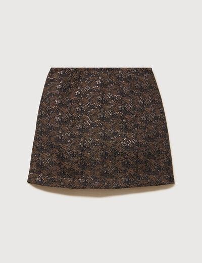 Mini-jupe noir femme
