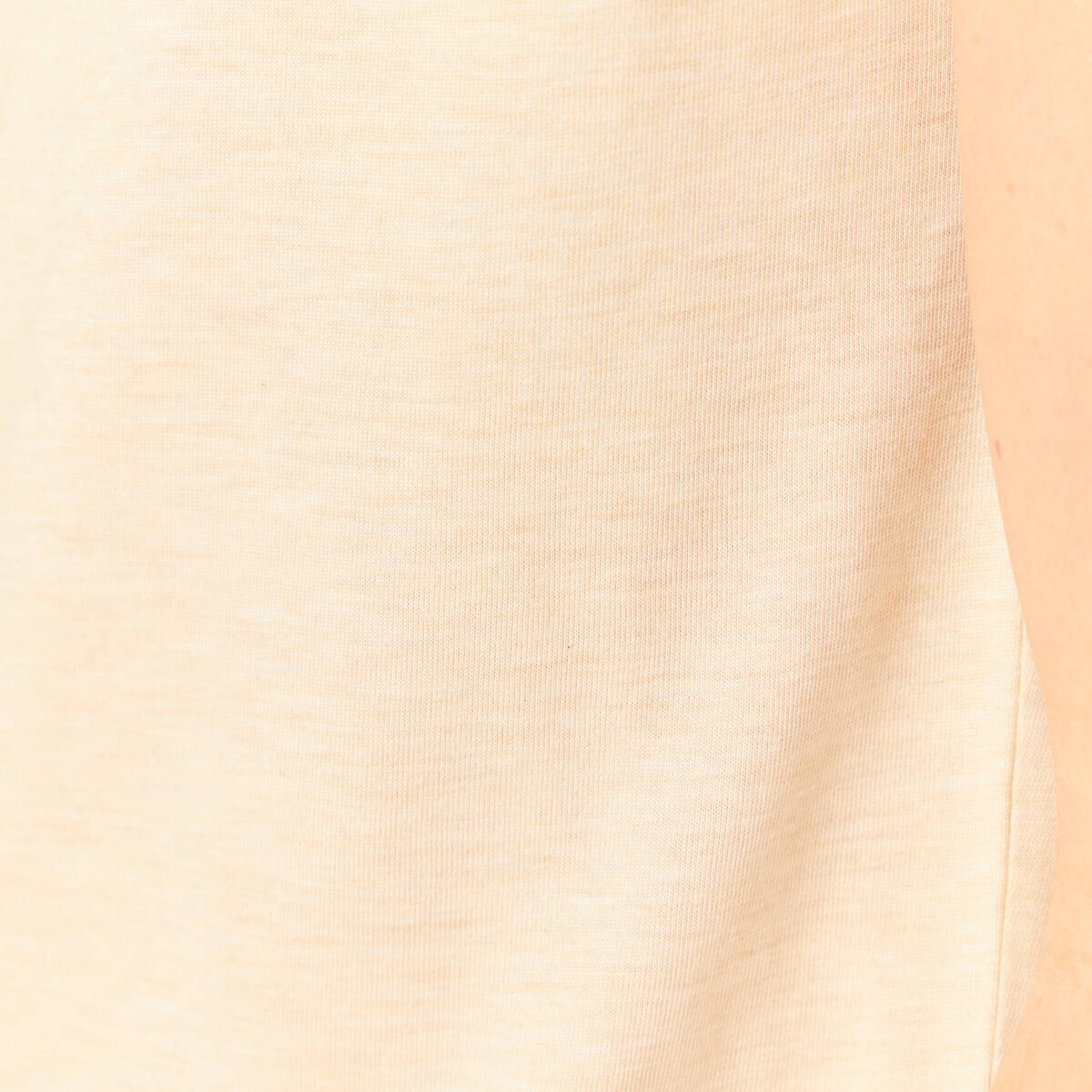 T-shirt manches courtes creme femme