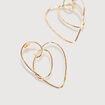 Boucles d'oreilles couleur or femme