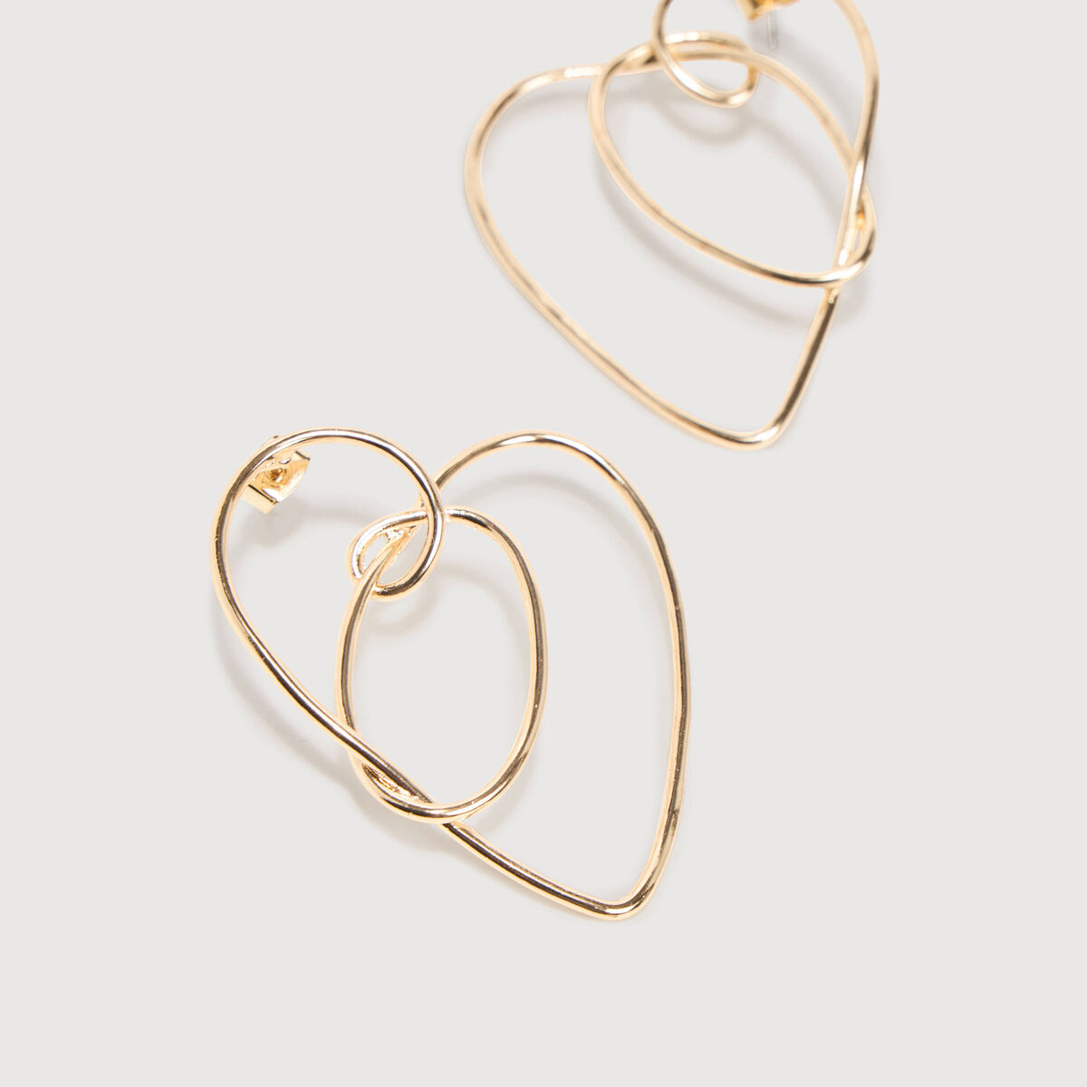 Boucles d'oreilles couleur or femme
