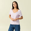 T-shirt manches courtes parme femme