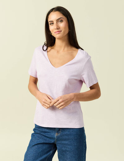 T-shirt manches courtes parme femme