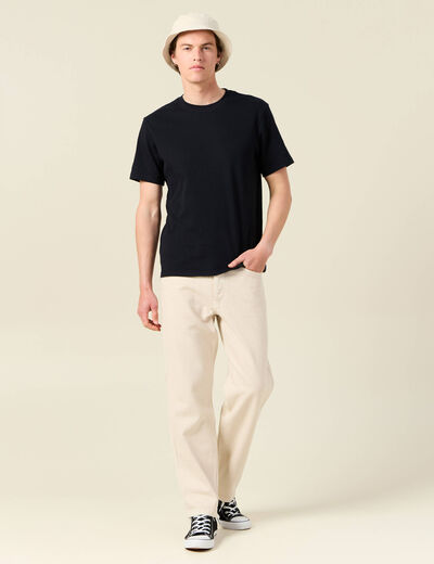 T-shirt manches courtes noir homme