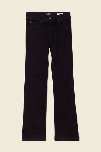 Jeans Yoko - bootcut denim noir femme