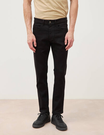 Jeans slim longueur 30 denim noir homme