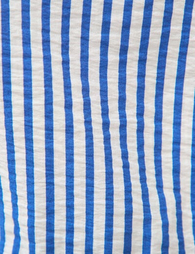 Top droit sans manches bleu electrique femme