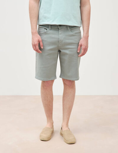 Bermuda vert clair homme