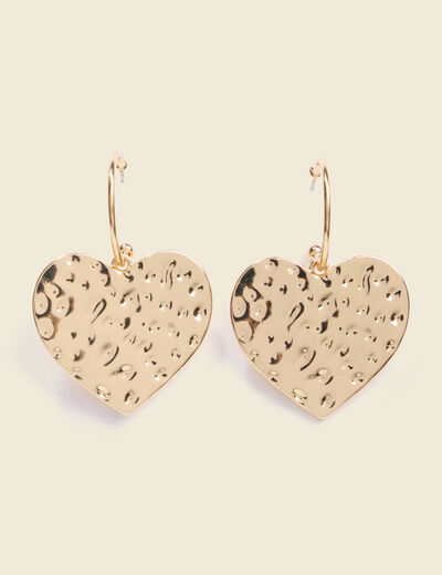 Boucles d'oreilles couleur or femme