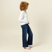Pull manches longues blanc femme