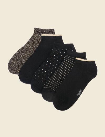 Paire de chaussettes noir femme