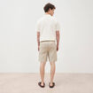 Bermuda vert olive homme