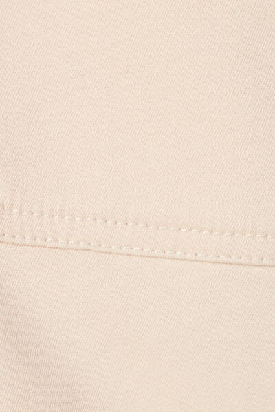 Surchemise manches longues beige homme