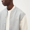 Sweat manches longues brod&eacute; gris clair homme