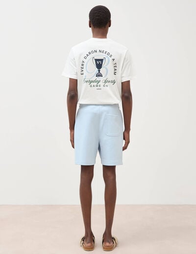 Bermuda bleu ciel homme