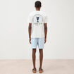 T-shirt en coton ecru homme