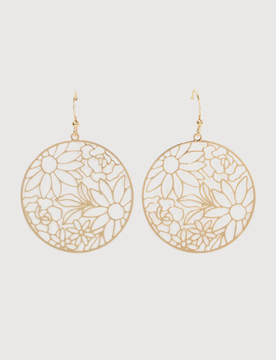 Boucles d'oreilles couleur or femme