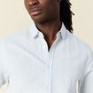 Chemise manches longues bleu ciel homme