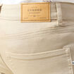 Jeans slim 5 poches denim beige homme