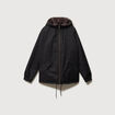 Parka r&eacute;versible noir femme
