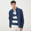 Surchemise en jeans coton coupe droite denim brut homme