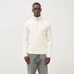 Pull col camionneur ecru homme