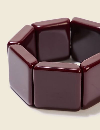 Bracelet large rouge femme