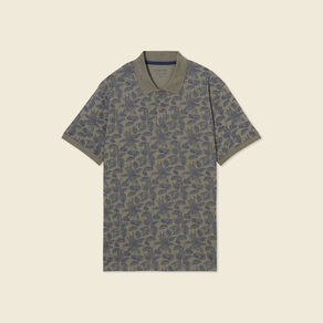 Polo éco-responsable vert kaki homme