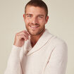 Pull éco-responsable ecru homme