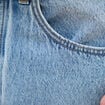 Jeans loose longueur 34 en coton denim snow bleach homme