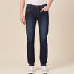 Jeans slim 5 poches denim brut homme