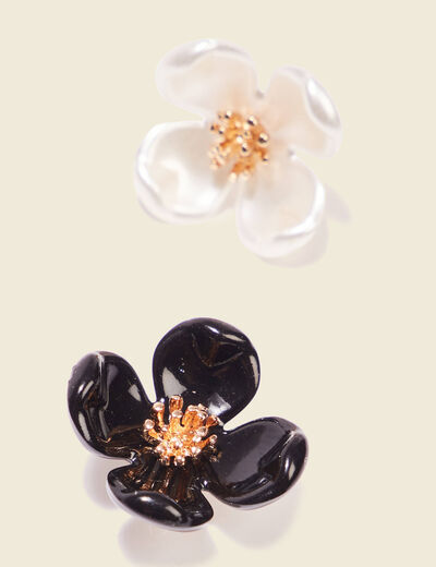 Lot 2 boucles d'oreilles multicolore femme