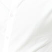 Chemise droite courte col am&eacute;ricain blanc homme