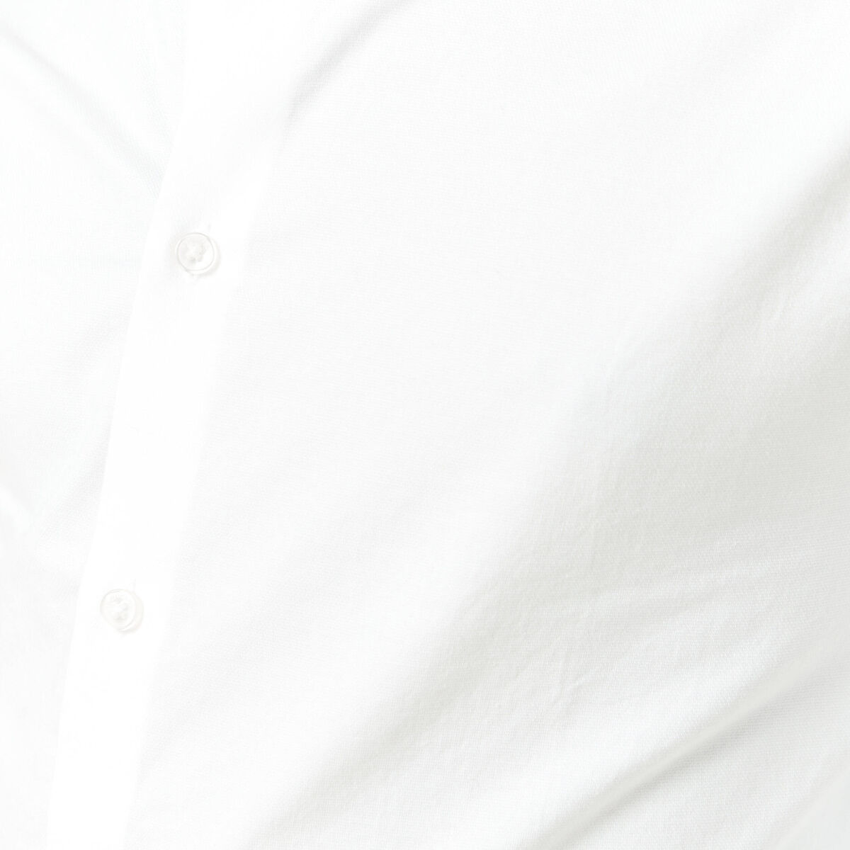 Chemise droite courte col am&eacute;ricain blanc homme