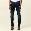 Jeans slim éco-responsable denim brut homme