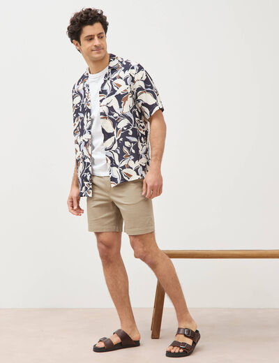 Bermuda vert kaki homme