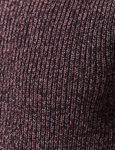Pull manches longues bordeaux homme
