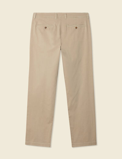 Pantalon chino straight gris homme