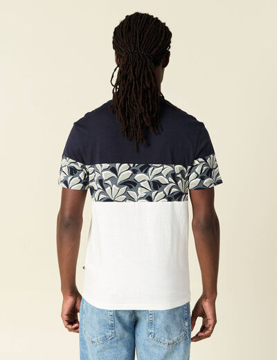 T-shirt manches courtes ecru homme