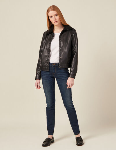 Jeans Camille - slim denim brut femme