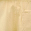 Bermuda en coton jaune clair homme