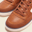 Baskets montantes à lacets marron foncé homme